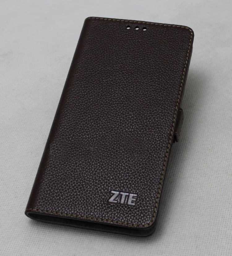 D Высокое качество Корова для zte Axon 9 pro чехол из натуральной кожи тонкий флип-чехол для телефона для zte Blade V9 Axon 7 Max - Цвет: D