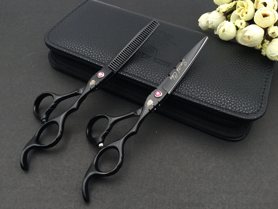 SMITH CHU 6,0 дюймов японские ножницы для резки Kasho Профессиональные Парикмахерские ножницы Япония 440C парикмахерские ножницы для волос Стрижка волос Бритва