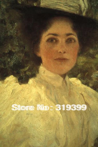 Gustav Klimt картина маслом на льняном холсте девушка в сельской местности быстрая