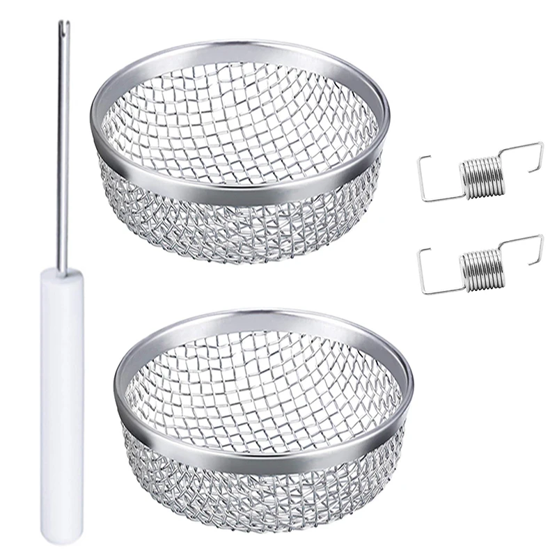 2pcs Vent Covers Insect Stainless Steel Silver Net Accessories Tools Bugs Kit | Автомобили и мотоциклы