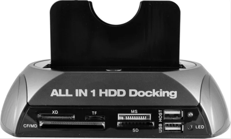 HBUDS 2 5 &quot/3 5&quot IDE SATA HDD док станция + кард ридер концентратор (красный)|Жёсткие диски