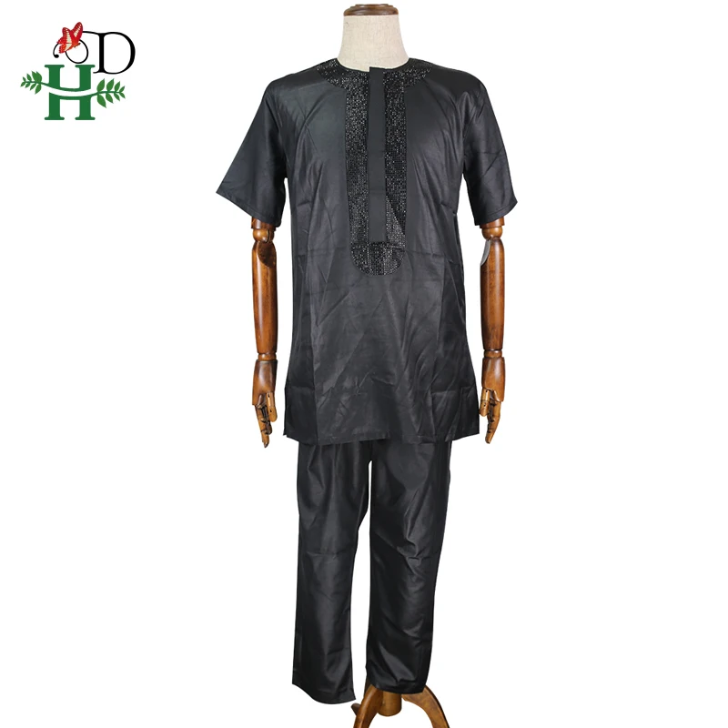 От H &amp D в африканском стиле Agbada Мужская одежда мужские рубашки женское платье