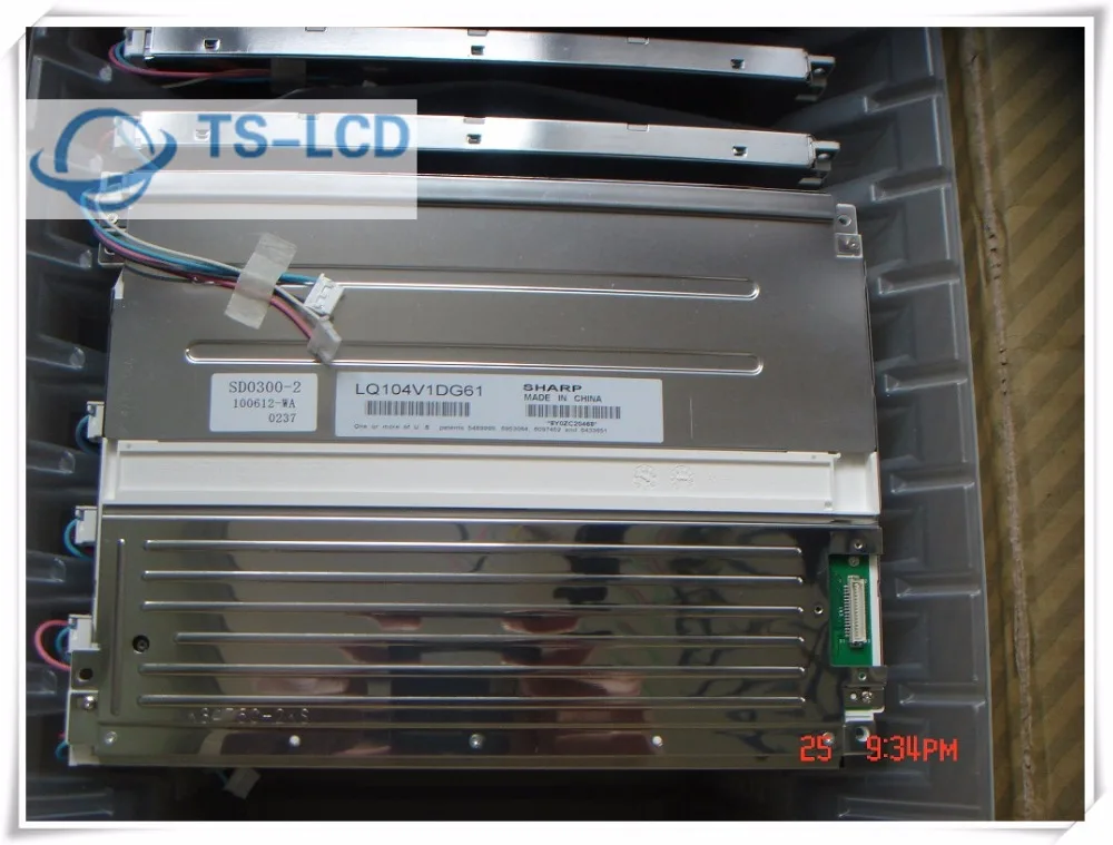

100% протестированная Оригинальная ЖК-панель A + LQ104V1DG61 10,4 дюйма, один год гарантии