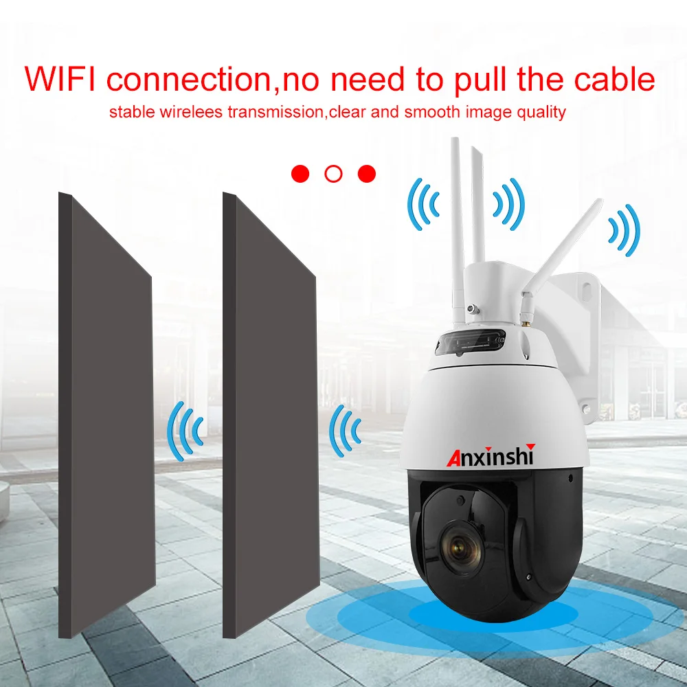 Открытый 2MP 3G 4G PTZ камера 20X оптический зум Беспроводная ip-камера 300 м ИК Ночное