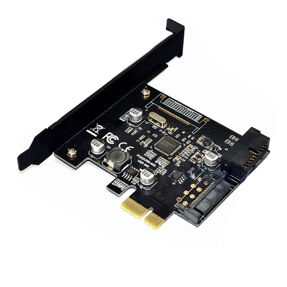 Aerofara USB3.0 расширения PCI-E карта адаптера PCI-E USB3.0 контроллер-концентратор адаптера Поддержка UASP для Windows Vista портативных ПК
