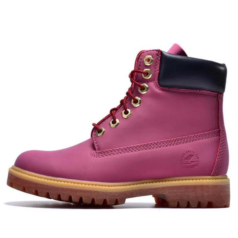 

New Men's Boots Autumn and Winter High Fashion Vintage Boots Pure Color Round Tendon Soles