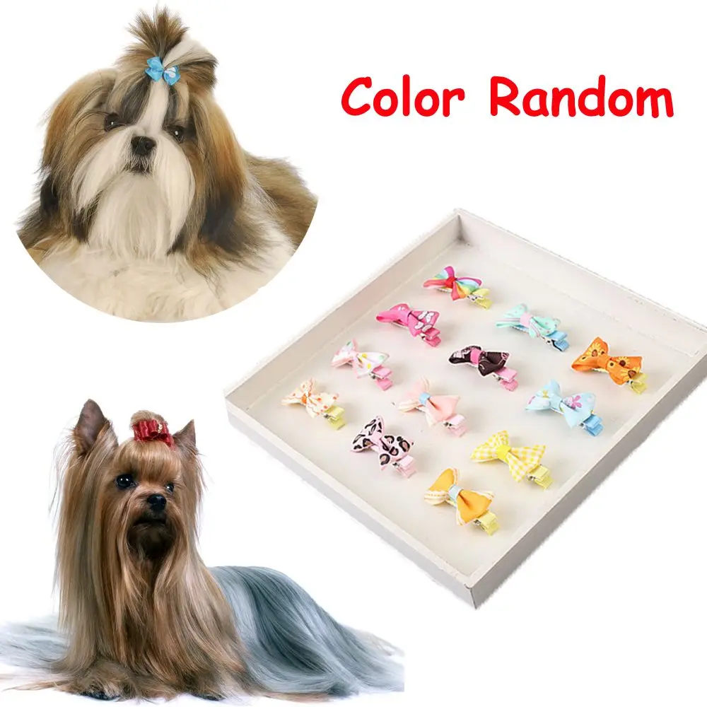 Заколка для волос в форме бабочки домашних животных 5 шт./лот|pet hair clip|bows clips for doghair