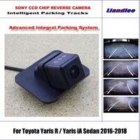 auto reverse camera for toyota yaris r ia sedan 2016 2017 2018 intelligentized rear view dynamic guidance tracks cam