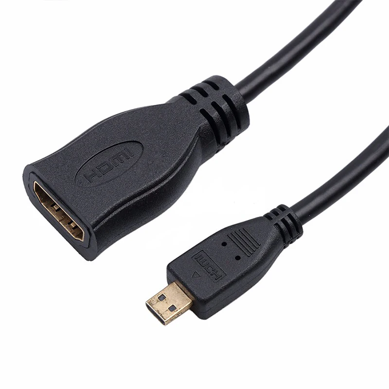 Micro HDMI к совместимый кабель с позолоченным разъемом совместимому 1080P адаптер