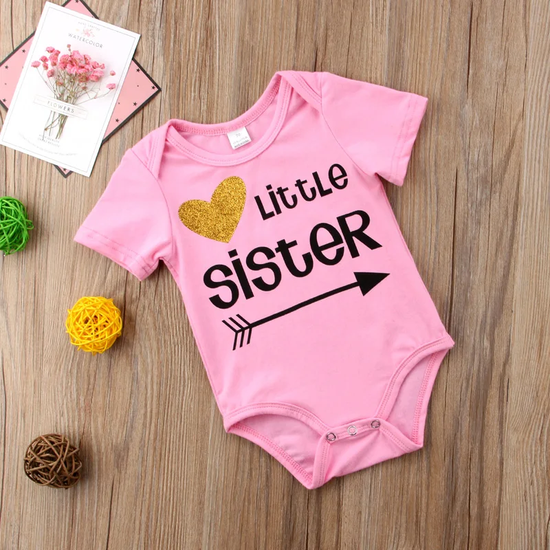 Боди/футболки с надписью «Little Big Sister»; боди для маленьких девочек; футболка для девочек с надписью «Big Sister»; футболки; одинаковые комплекты для семьи