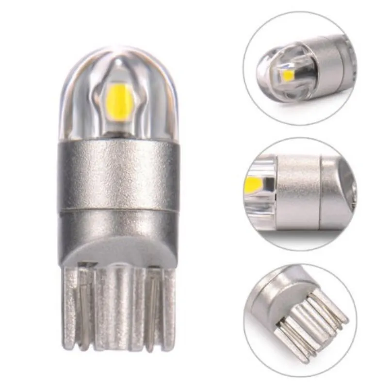 10 шт. 3030 2SMD W5W T10 Canbus лампы Автомобильные интерьерные огни сигнальная лампа белый DC