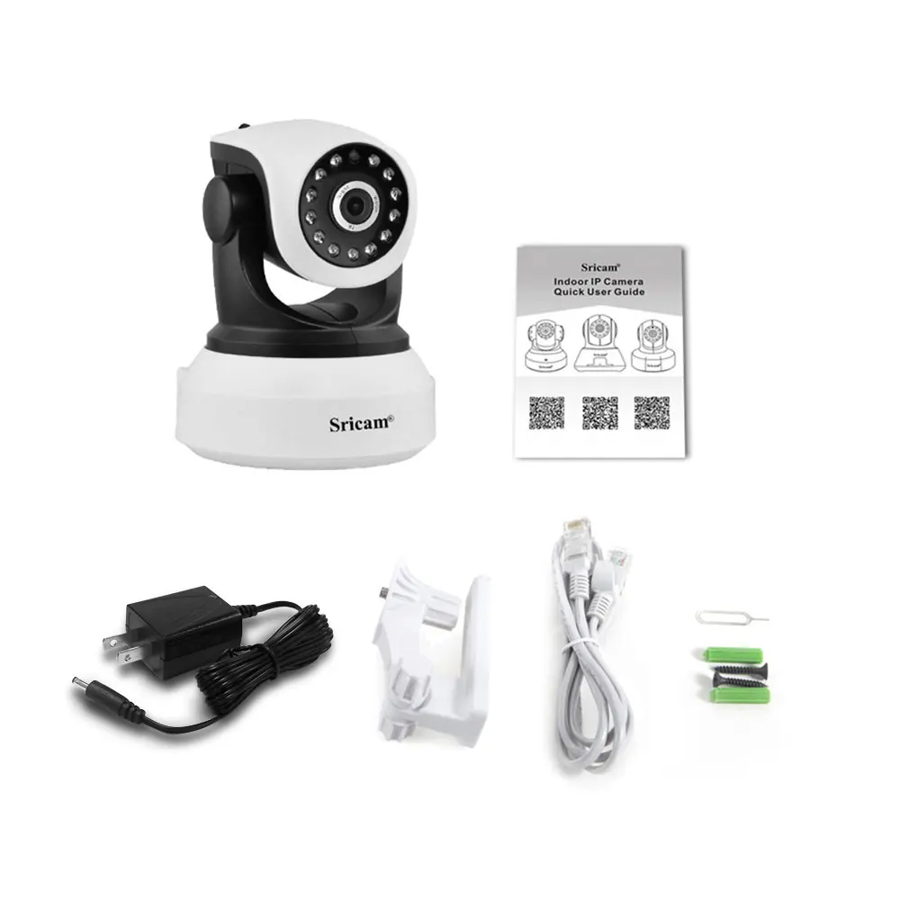 Sricam SP017 720 P HD IP Камера Беспроводной Wi-Fi Крытый безопасности Ночное