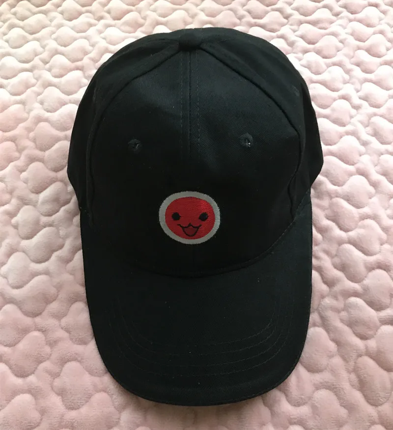 Бейсболка Taiko no Tatsujin DON DO KO черная бейсболка с вышитым смайликом Snapback|Аксессуары