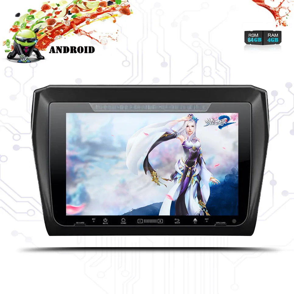 9 &quotAndroid 0 Восьмиядерный Автомобильный GPS для Suzuki Swift 2016 2017 2018 без dvd плеера стерео