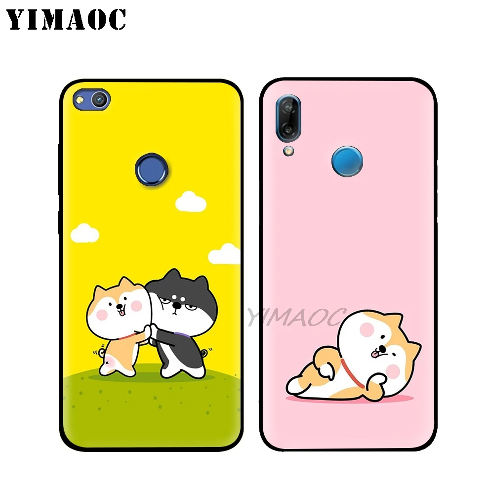 YIMAOC собака корги щенок мягкий чехол для huawei P30 P20 Pro P10 P9 P8 2015 2017 P Smart плюс Z 2019 Nova 5i 4 3