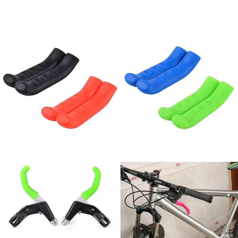 1 пара силиконовых тормозных ручек рукав для горного дорожного велосипеда