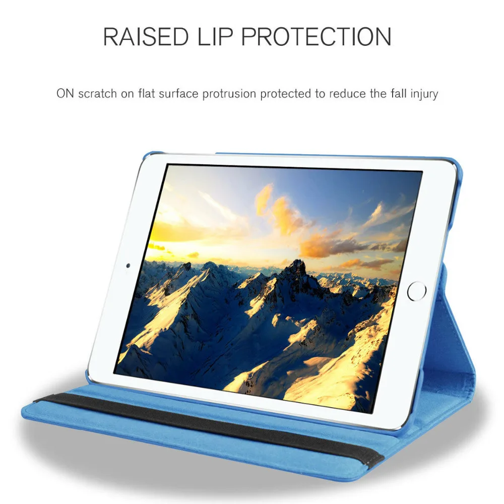Чехол для Apple iPad Pro 9 7 чехол из искусственной кожи флип Смарт Стенд 360 градусов