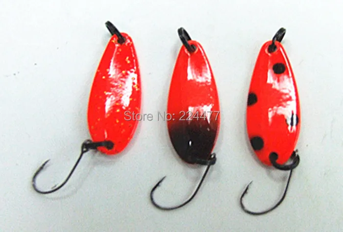 2 г приманка с одним крючком ложка для ловли со льдом металлическая пресной воды