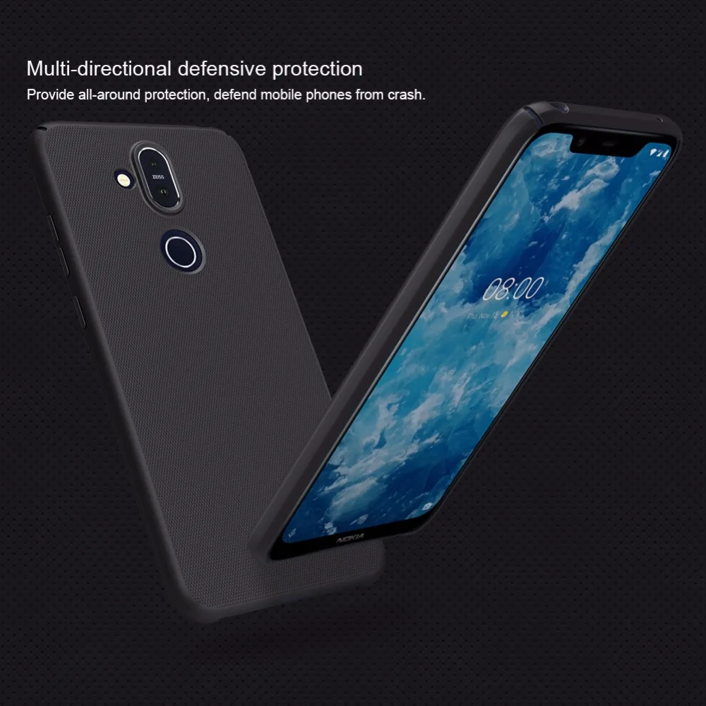 Чехол для Nokia 8 1 глобальная версия NILLKIN суперматовый защитный жесткий чехол из