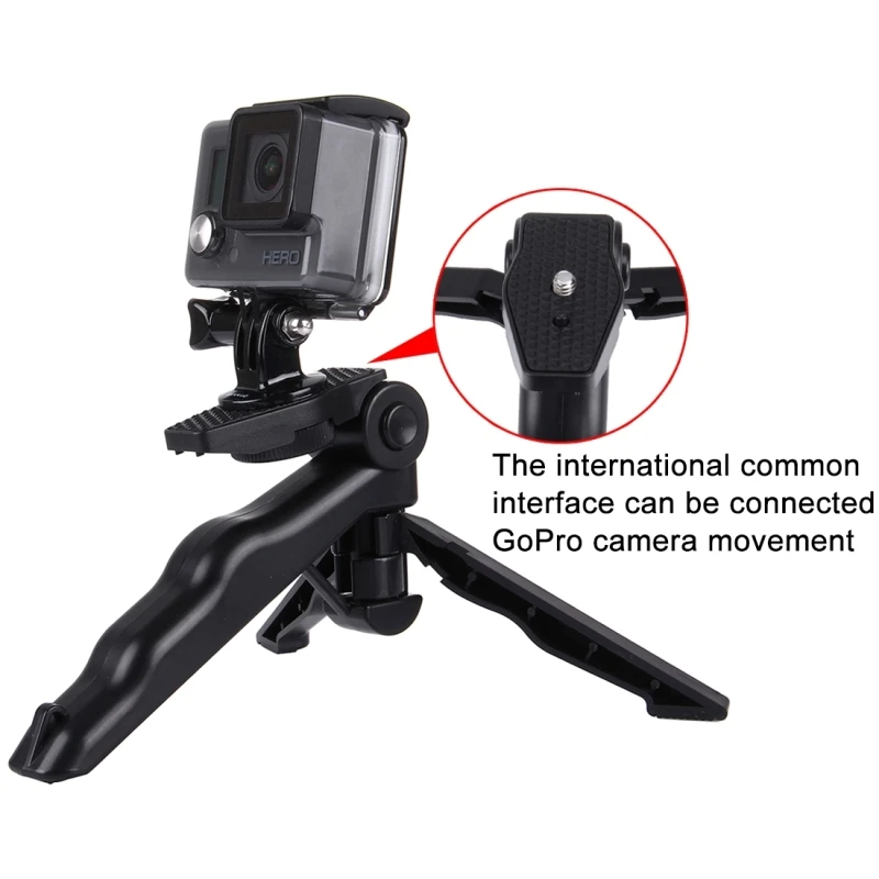 Складной штатив Трипод с адаптером и винтами для GoPro HERO6 /5/4/3 + /3/2/1 SJ4000 цифровых