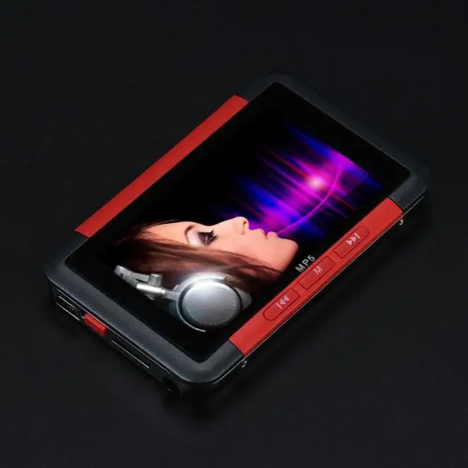 Usb зарядка Музыка Видео mp3 MP4 плеер 8 ГБ тонкий MP3 MP4 MP5 музыкальный плеер с 4,3 дюймов ЖК-экран FM радио видео фильм