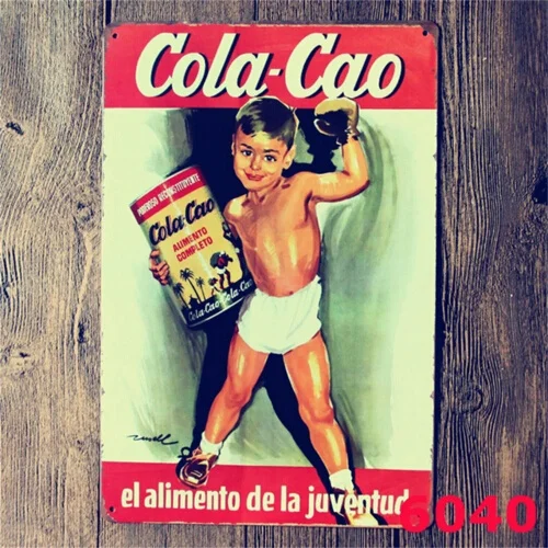 Cao Cola художественный настенный постер винтажные металлические оловянные вывески