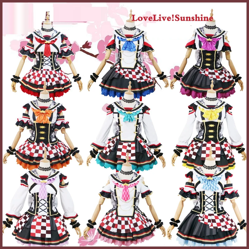Изготовленный На Заказ Aqours!Lovelive солнце lunar января Новый год Фестиваль Ватанабе вы