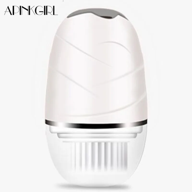 

APINKGIRL 1Pcs Electric Waterproof Facial Cleansing Brush Deep Clean Remove Blackhead Acne Exfoliating Soft Brushes USB Charging