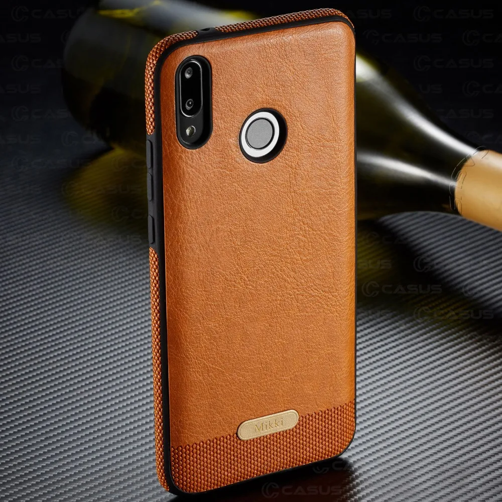 Для Huawei P Smart, роскошный винтажный кожаный чехол-накладка для Huawei Y9, противоударный чехол для Huawei P Smart
