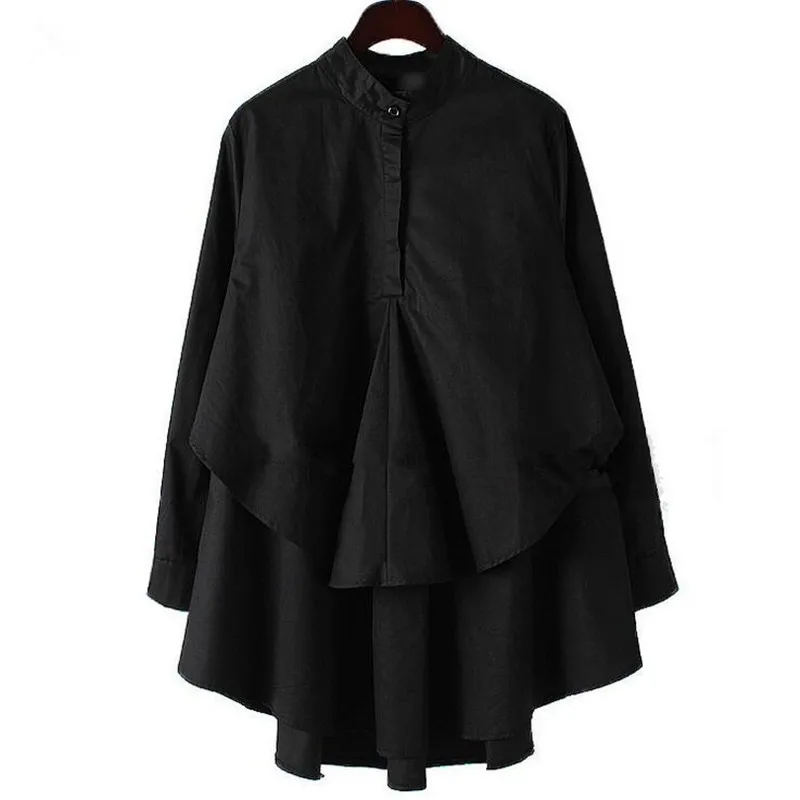 Женская шифоновая Свободная блузка с длинным рукавом в стиле оверсайз|loose blouse|loose