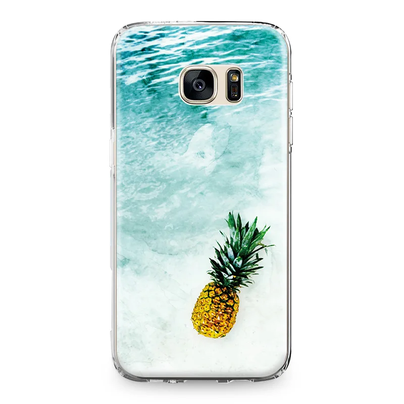 Для Samsung Galaxy S5 S6 S7 Edge S8 S9 S10 Plus S10e Note 4 5 8 9 силиконовый чехол Бампер Хороший Фруктовый