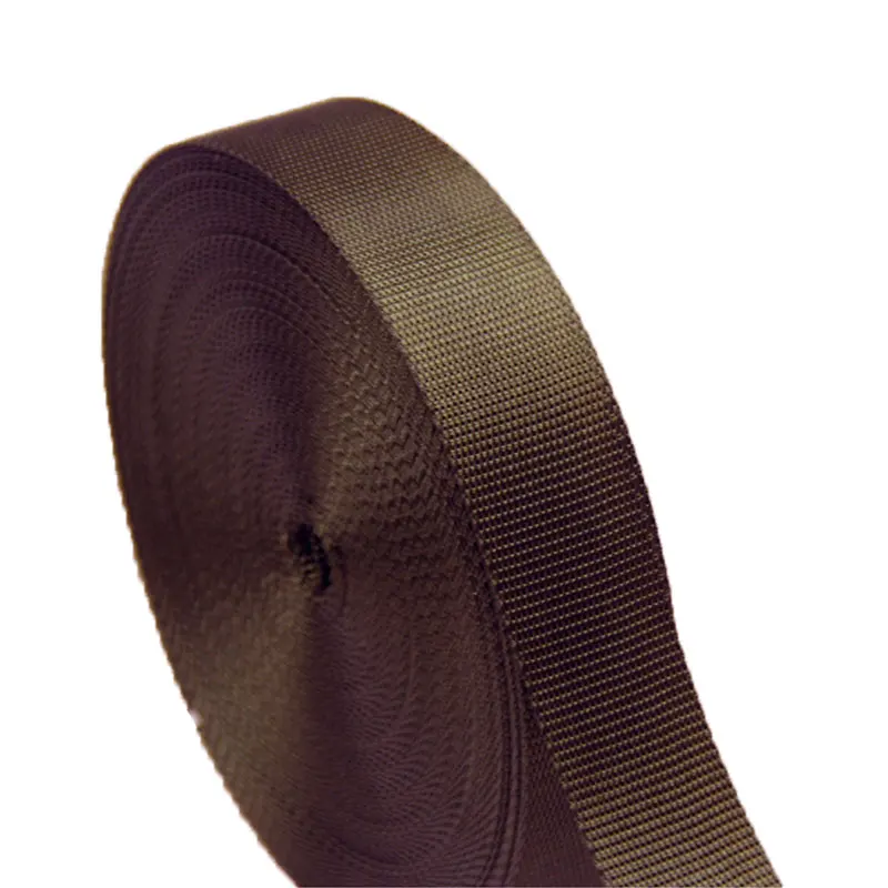 

nylon webbing belt for bag stap 37mm 1.5 inch webbing high quality olive green military color 1.3mm thickness 50 yards/lot