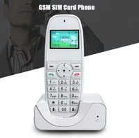 gsm 9001800mhz cordless phone landline telephone with sim call id fixed wireless telephone for home office