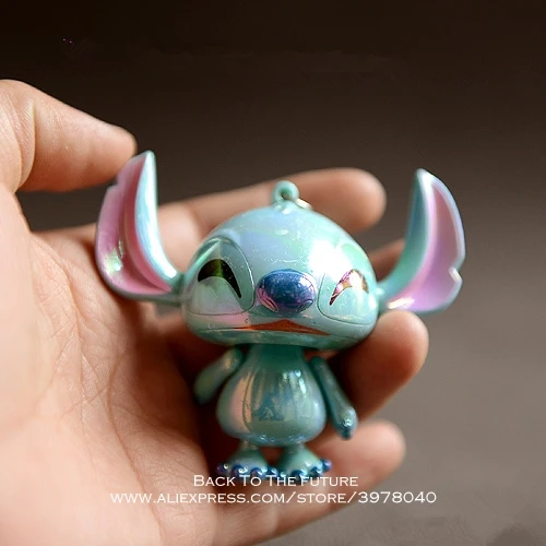 

Disney Lilo & Stitch 3 style pearly lustre 7cm Action Figure Posture Anime Decoration Collection Figurine Toy model for children