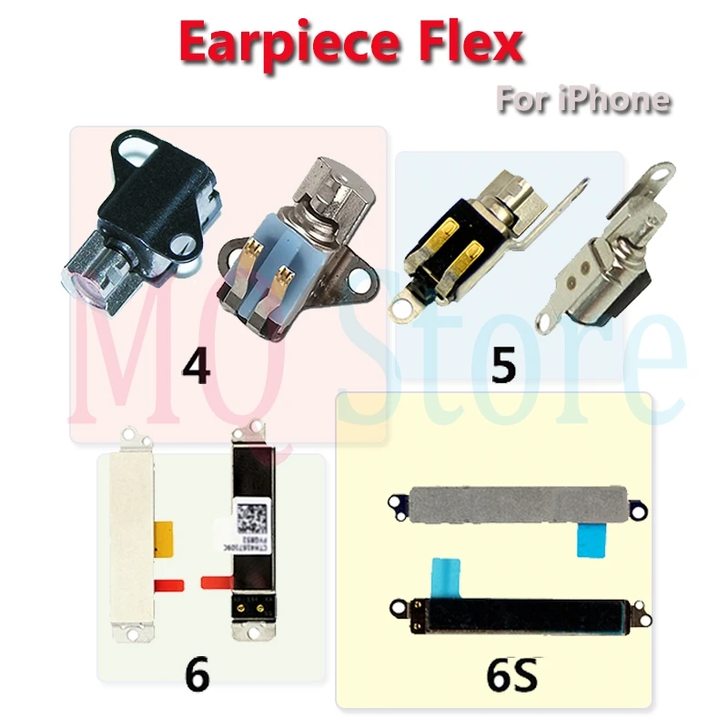 100% Новинка для iPhone 4 4S 5 5S 5c 6 6s Plus вибратор Мотор гибкий кабель сотовый мобильный