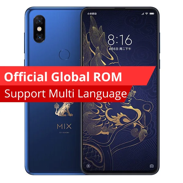 Global ROM Blue Мобильный телефон Snapdragon 256 845 дюйма с глобальной прошивкой Xiaomi mi x 3 Imperial Palace, 6,39 Гб ПЗУ, 10 ГБ, Беспроводная зарядка, камера 24 МП, NFC - Цвет: Global ROM Blue