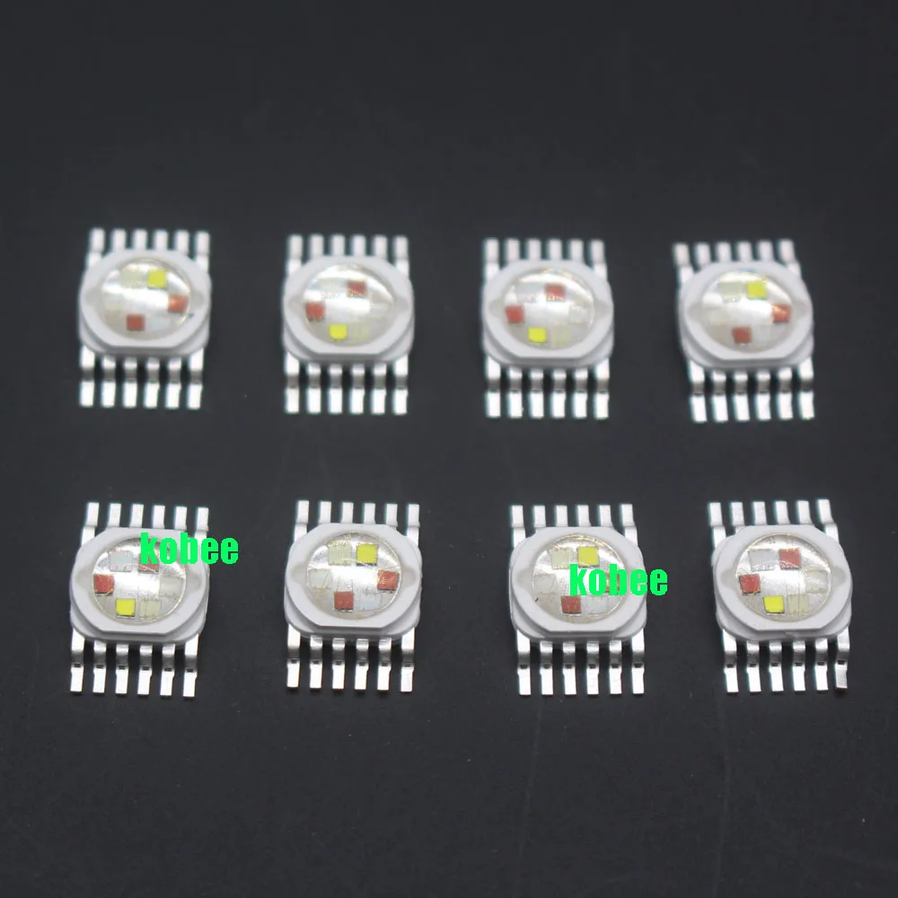 20 шт. сценическое освещение RGBW (RGB + W UV) 4*5 Вт 15 Светодиодная лампа эмиттер диоды для