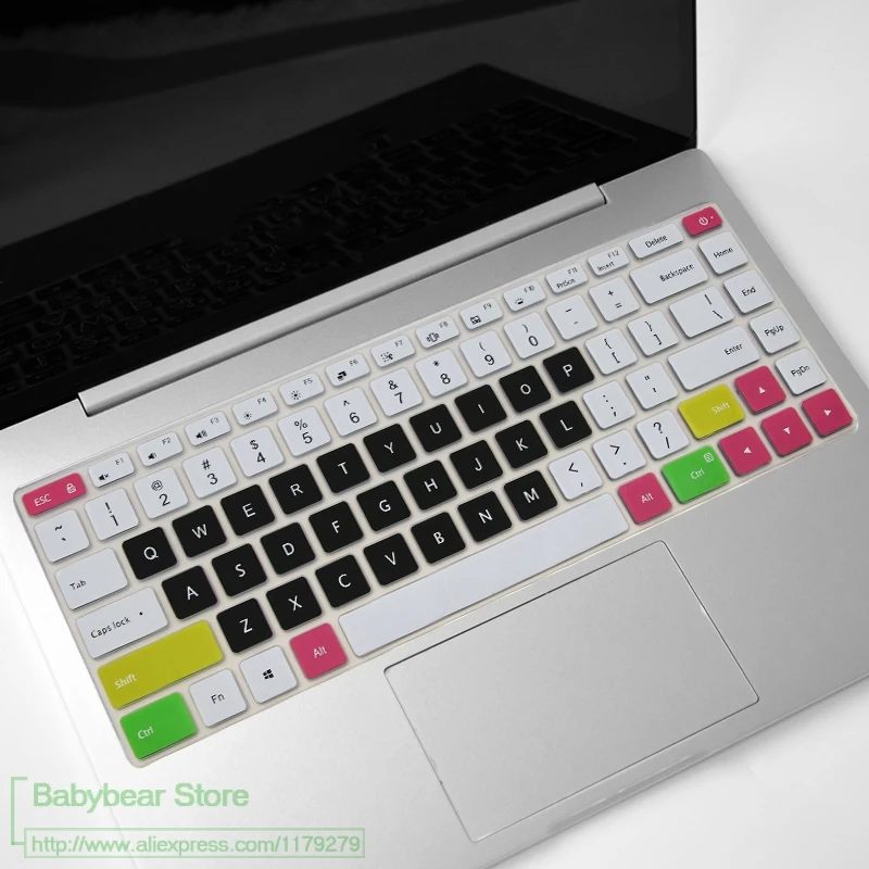 Силиконовая накладка на клавиатуру для Xiaomi Mi Notebook Pro 15 6 дюйма 4 дюймов|Чехлы