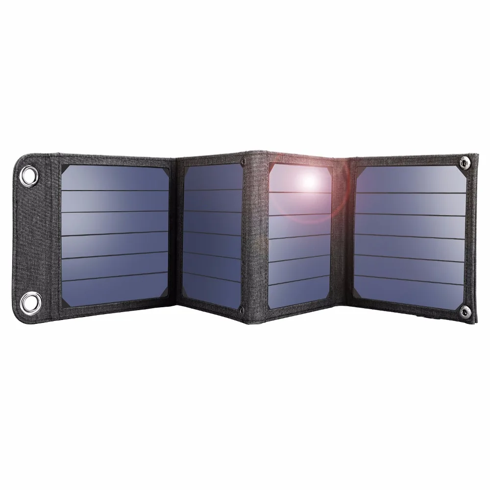 Солнечное зарядное устройство Suaoki 14W 5V 2.1A USB выходное портативные солнечные