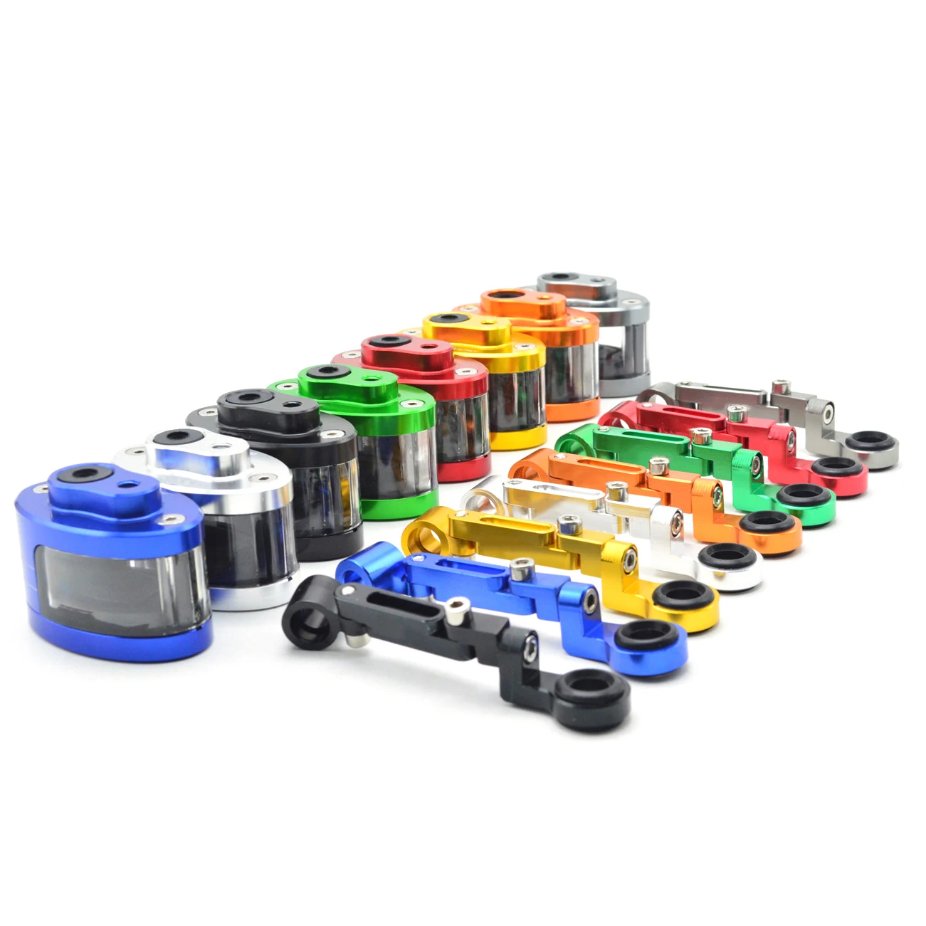 

Universal Motorcycle Brake Fluid Reservoir Oil Tank with mounting kit For SUZUKI GSX-S750 GSX-S GSX 650F 750 1000 1250 1400