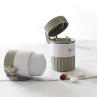medicine crusher pill cutter for tablets 4 in 1 portable case pills splitter dispenser broken mill drug separator pill divider