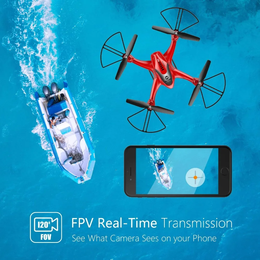 Holy Stone HS200D радиоуправляемый дрон 720P Wifi HD селфи камера FPV дрон 120 градусов 3D переворачивается RTF высота удержания радиоуправляемый квадрокоптер