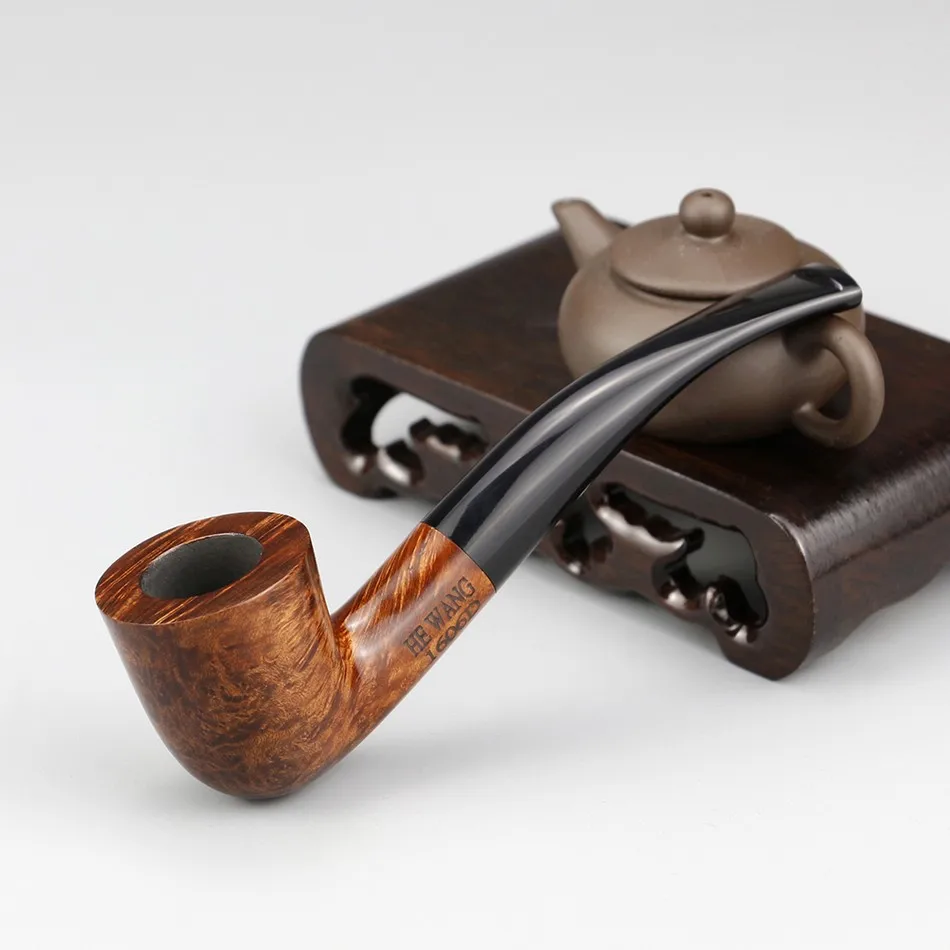 Классическая курительная трубка Briar Mini 9 мм фильтр Carven табачная труба Briar Wood Pipe 74 Инструменты случайная резная трубка Briar - Цвет: Smooth