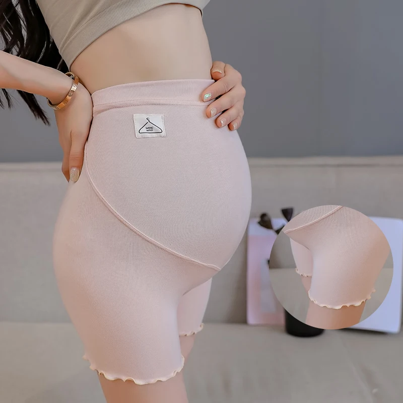 8047 # тонкие защитные брюки из модала для беременных весенне летние нижнее Белье