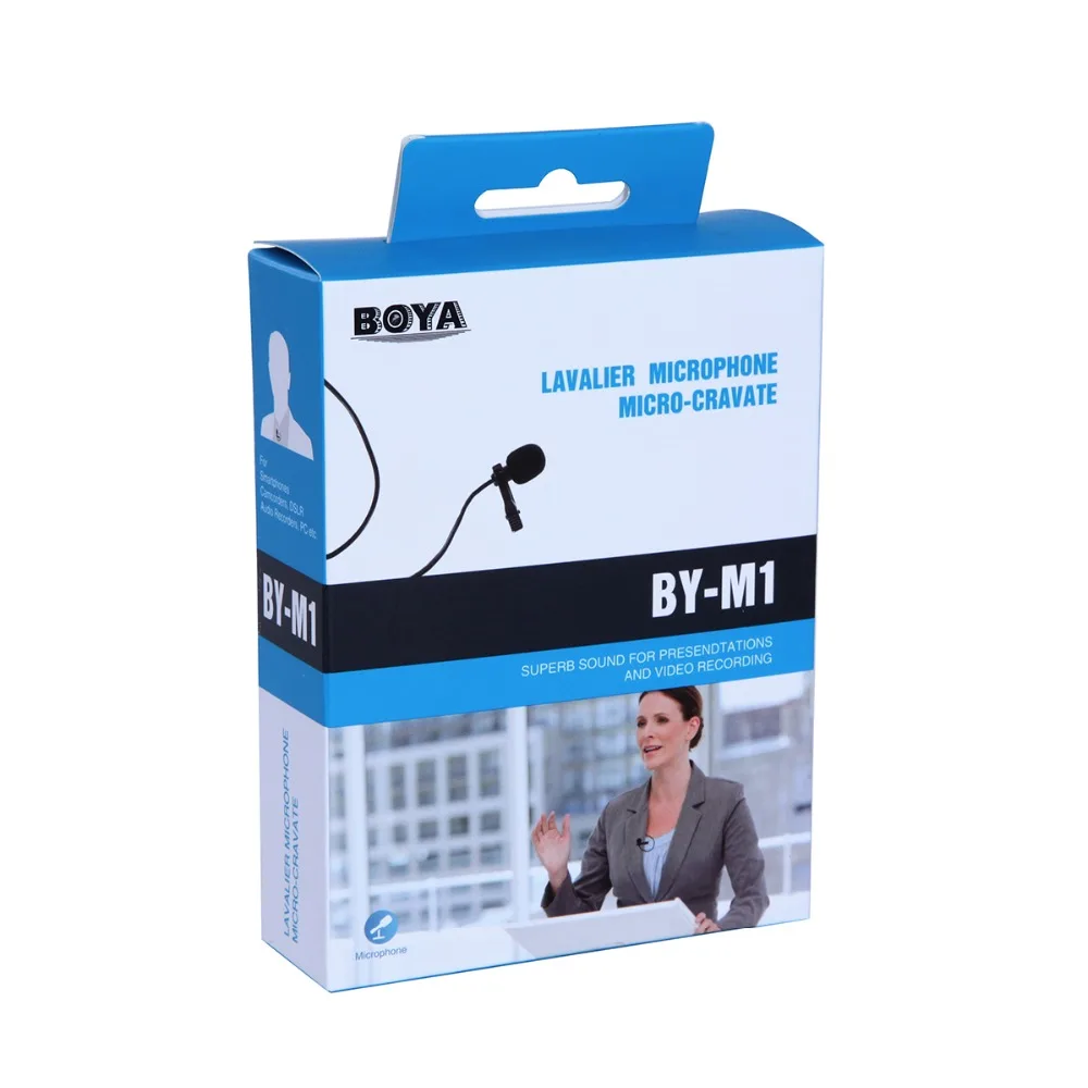 BOYA BY-M1 круговая камера петличный конденсаторный микрофон для Canon Nikon sony DSLR Камера s