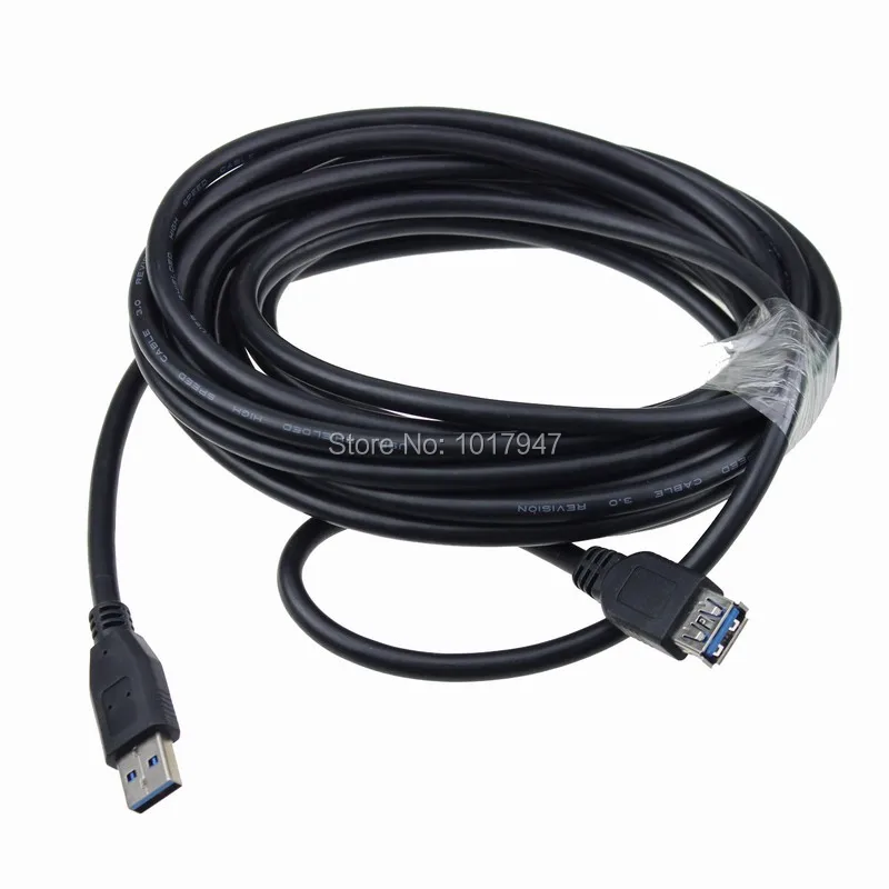 1 шт. 5 м USB 3 0 Активный ретранслятор Мужской и Женский удлинитель Кабель