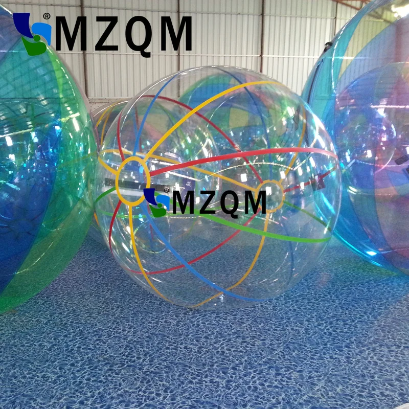 MZQM 1 0 мм ПВХ 2 м надувной водяной шар водный человеческий хомяк мяч в рост|inflatable