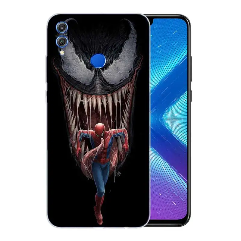 Мягкий с рисунком из ТПУ Корпус чехол для Huawei Honor V20 8X 7 8 9 10 lite 7X 8A V9 Play матовый Fundas