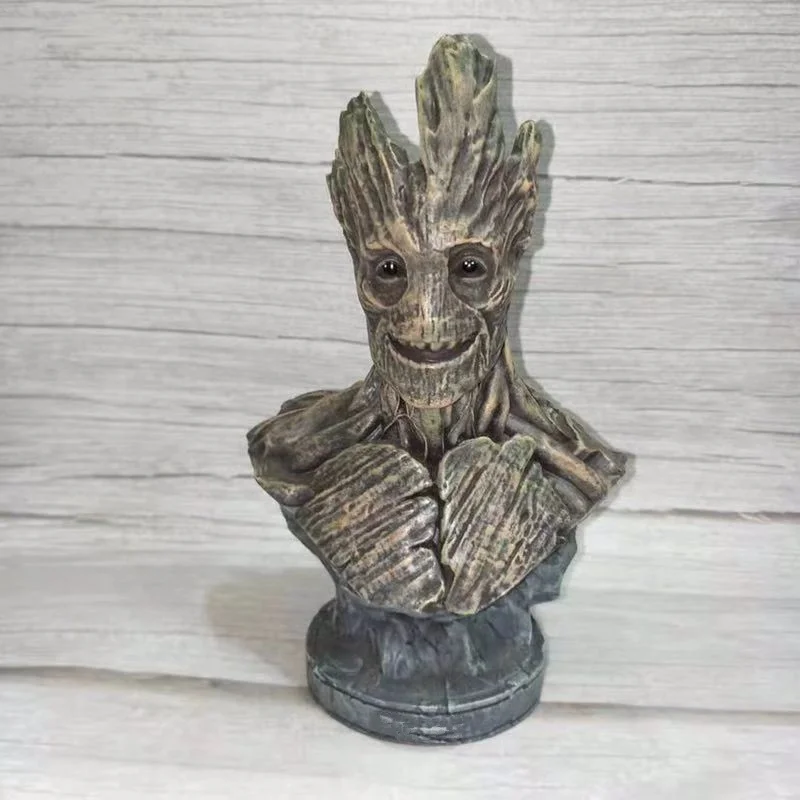 18 см Marvel Avengers Infinity War Tree man фигурка куклы игрушки статуя из смолы бюста