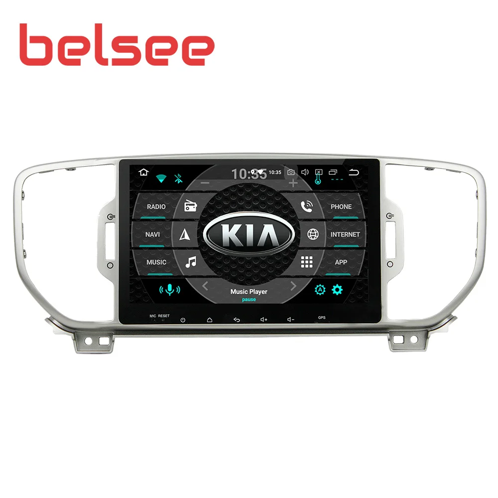 Belsee Kia Sportage 2016 2017 2018 4 Гб 64 8 ядер 9 дюймов HD экран Android 0 автомобильное радио стерео